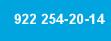 922 254-20-14